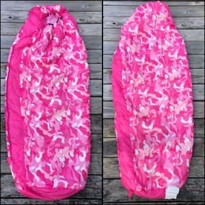 Girls Pink Camo Sleeping Bag! EUC!